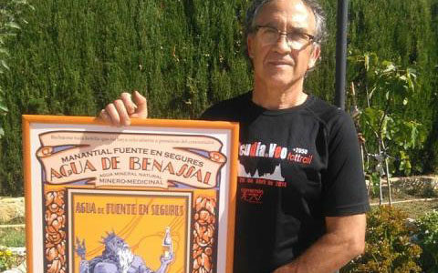 Hermenegildo Vivo Montiel, ganador del cuadro vintage de Agua de Benassal